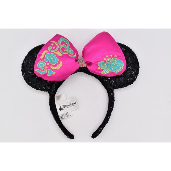 Shanghai Disney Resort Minnie Ears Headband 2016 Grand Opening Rare Collectible main image 4